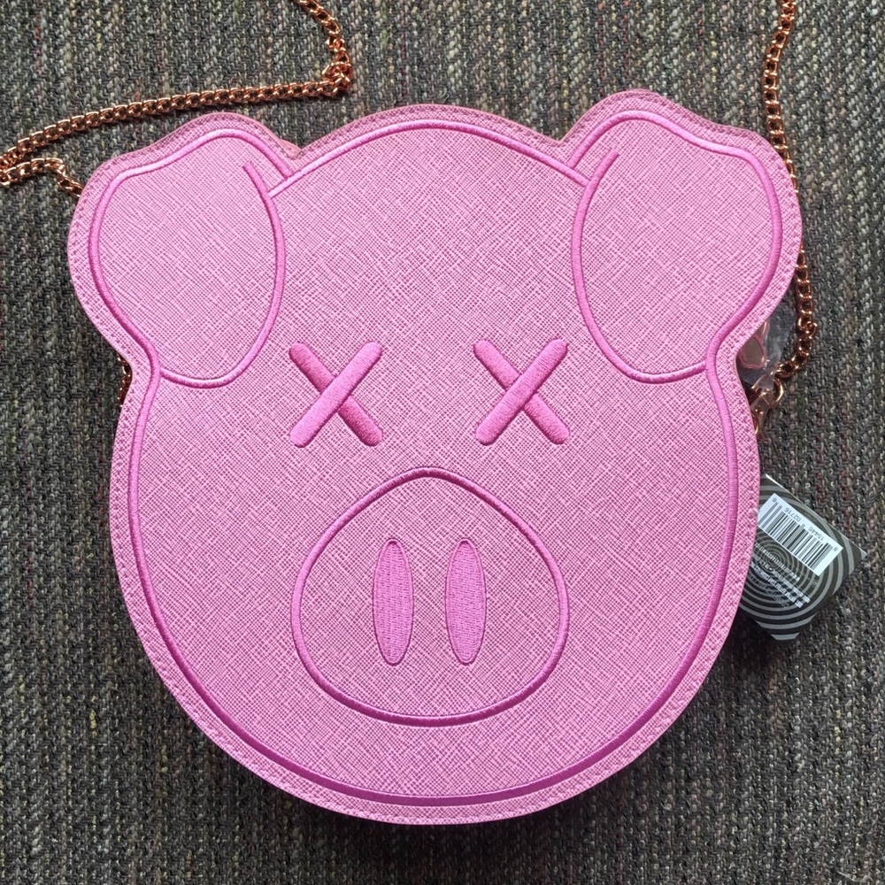 Jeffree star x Shane Dawson pink pig side bag NWT